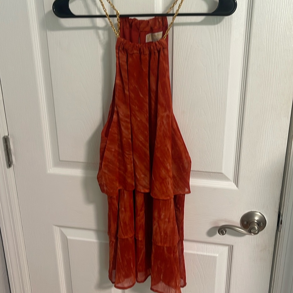 MK orange tired Top